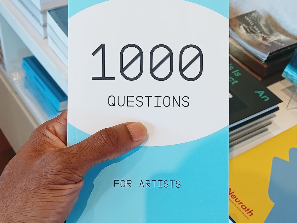 “1000 Questions for Artists” (Blue Edition)
